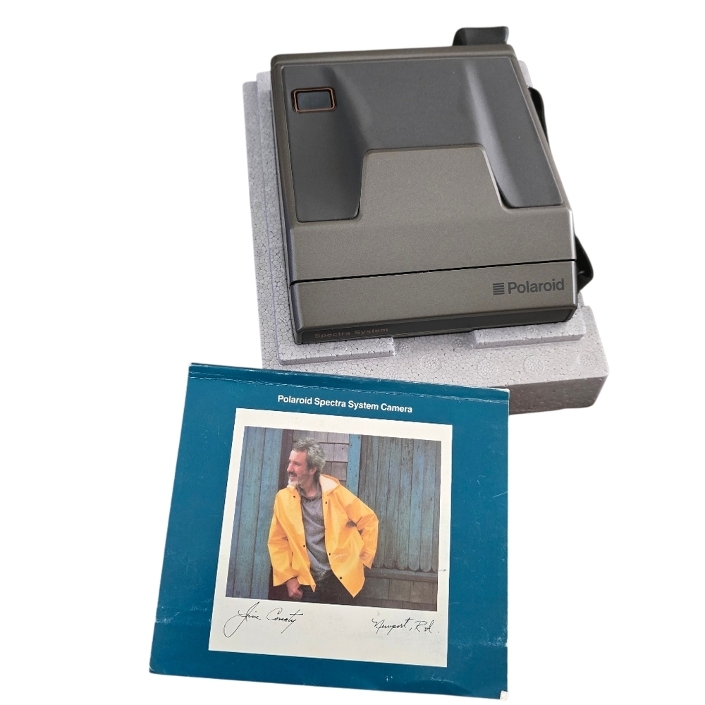 Vintage Polaroid Spectra System Camera w/ Original Box & Manuals Untested 1988 - Picture 13 of 13
